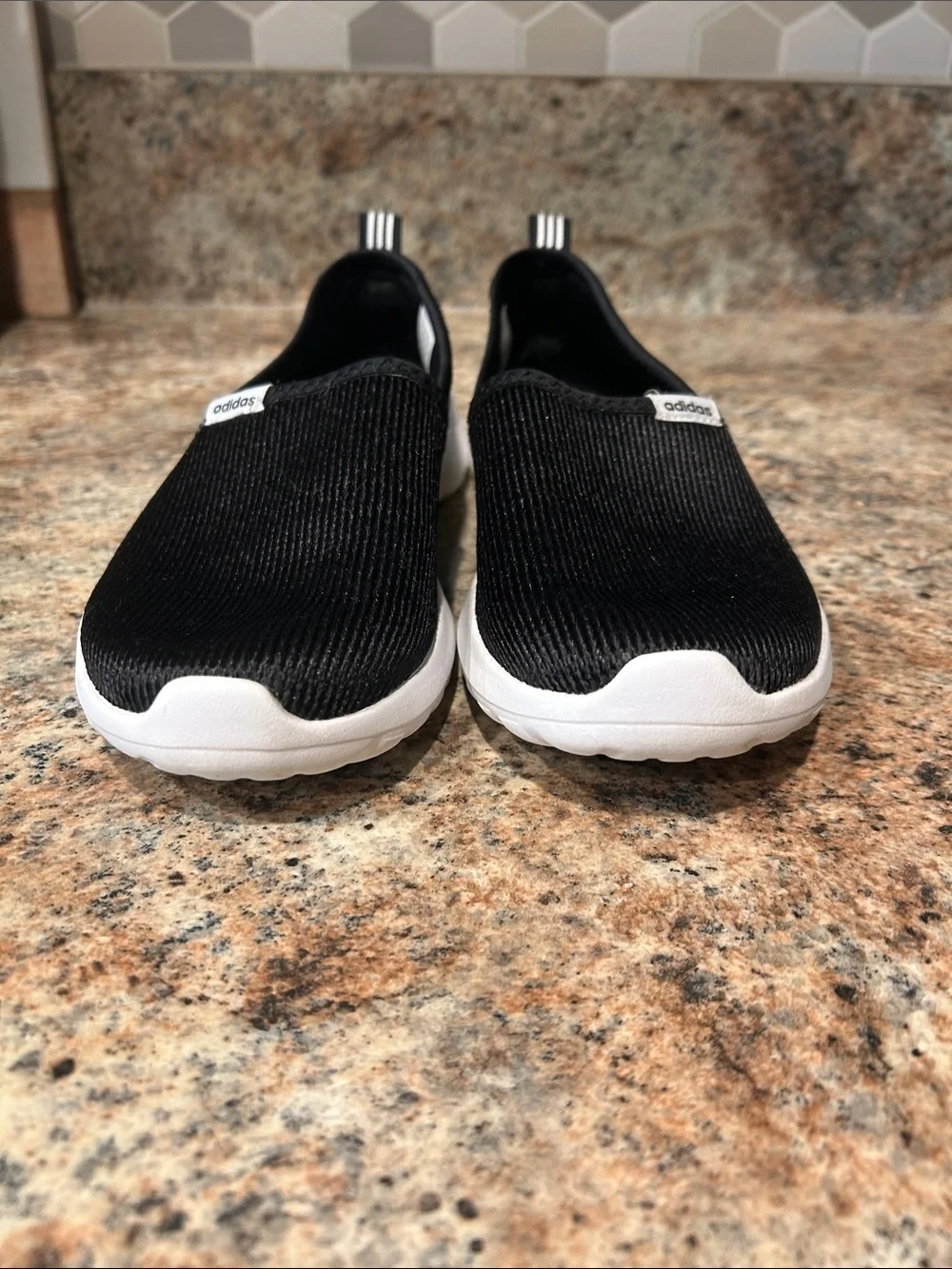 Adidas Women's Cloud foam Lite Racer Slip-On Running Shoes Size 7